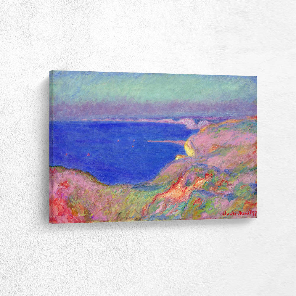 On the Cliffs near Sieppe at Sunset