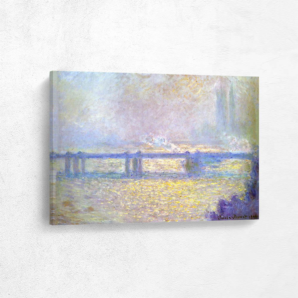 Charing Cross Bridge Overcast Weather