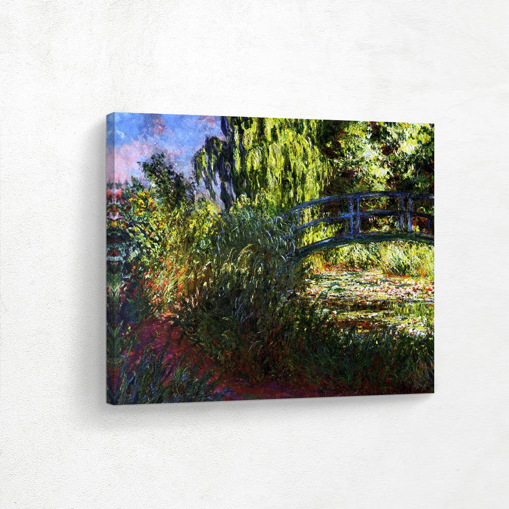 The Japanese Bridge The Water Lily Pond and Path by the Water