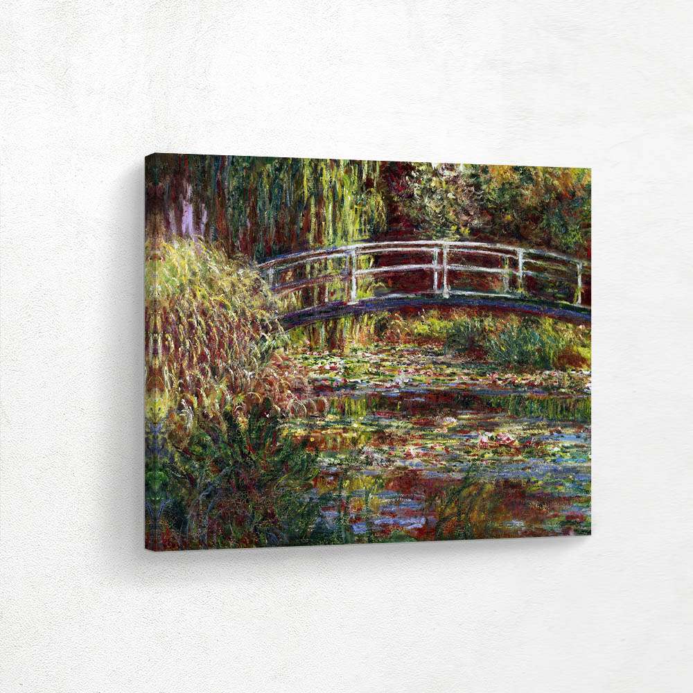 The Japanese Bridge The Water Lily Pond Symphony in Rose