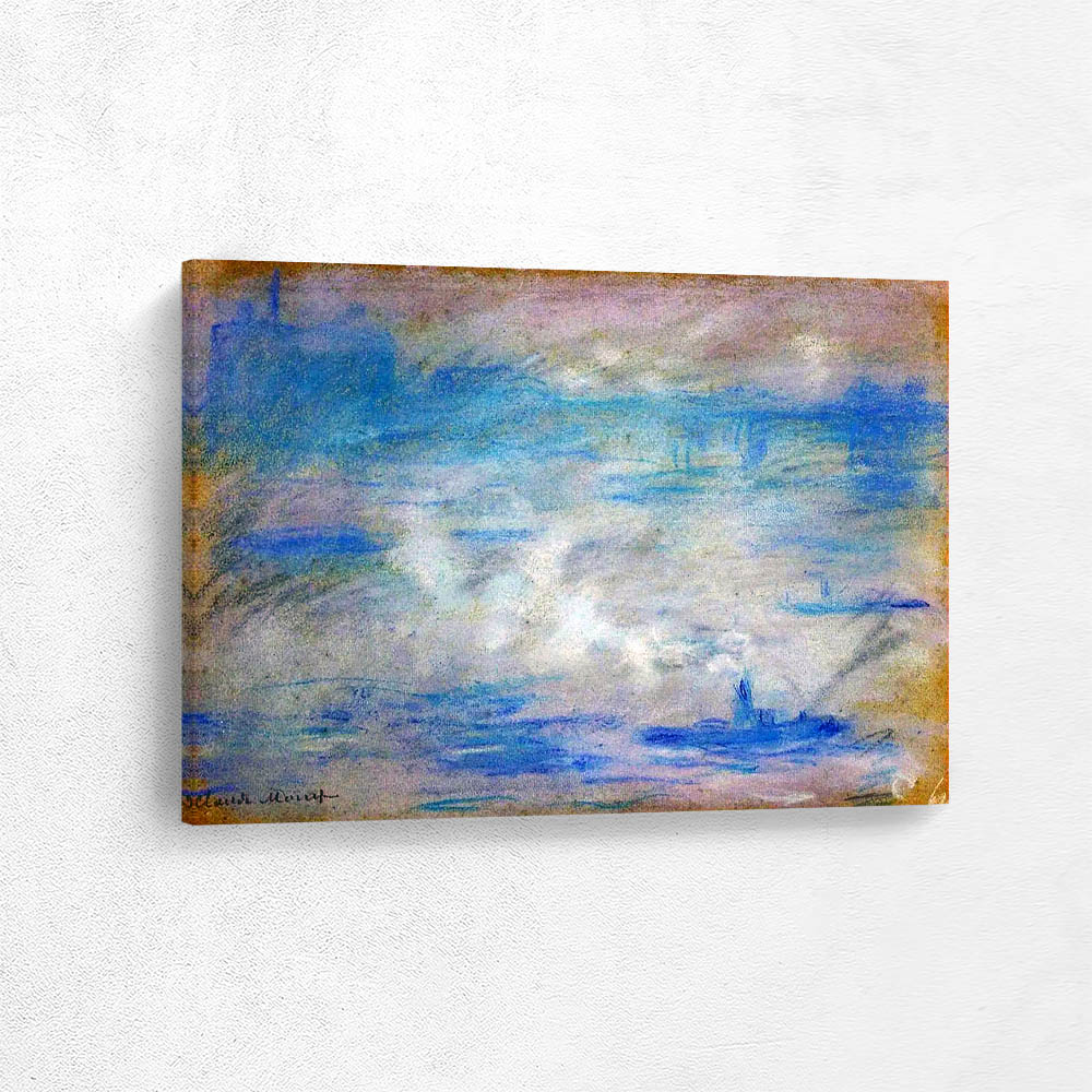 Boats on the Thames Fog Effect