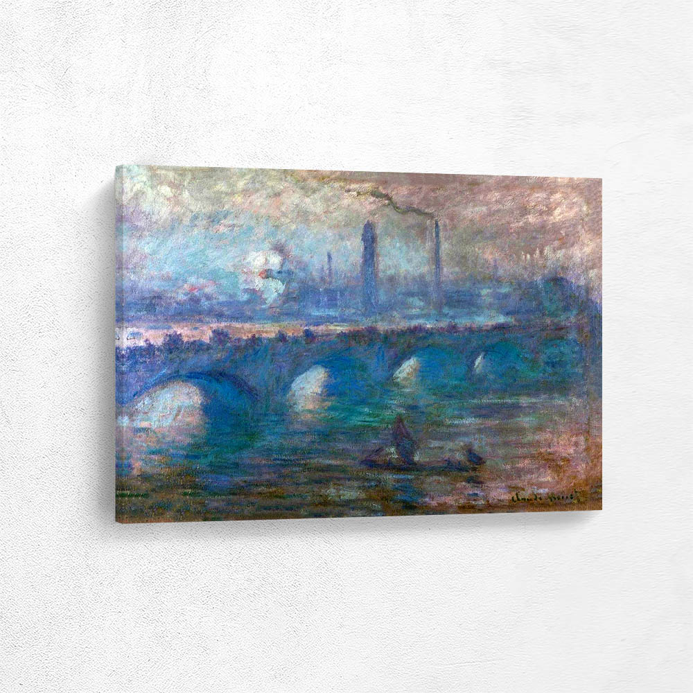 Waterloo Bridge Misty Morning