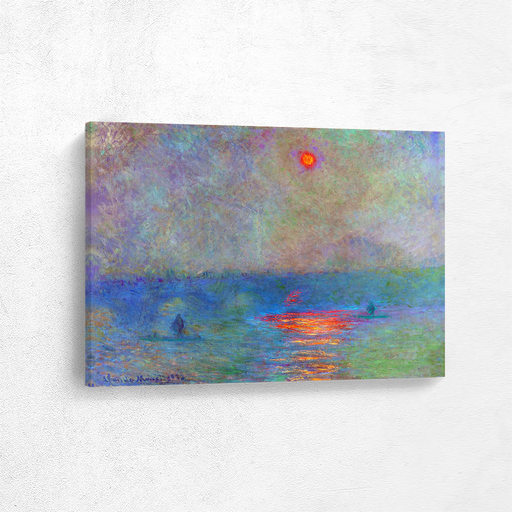 Waterloo Bridge Sunlight in the Fog