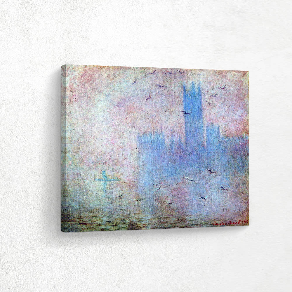 Seagulls over the Houses of Parliament