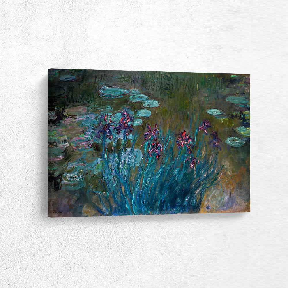 Irises and Water Lilies