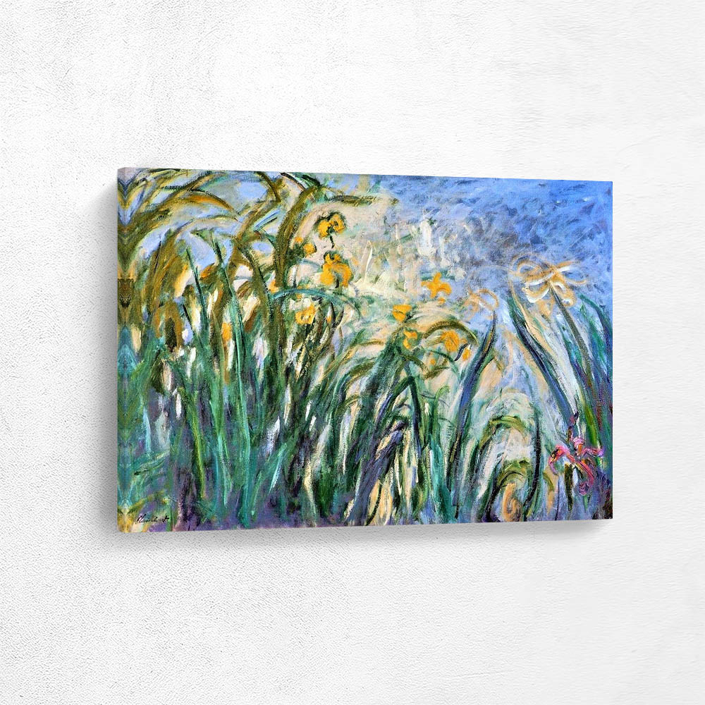 Yellow Irises and Malva Yellow Irises and Malva