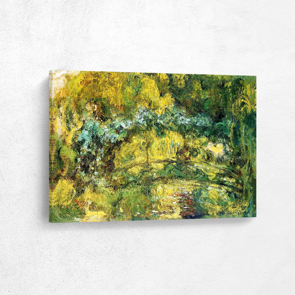 The Japanis Bridge Footbridge over the Water Lily Pond