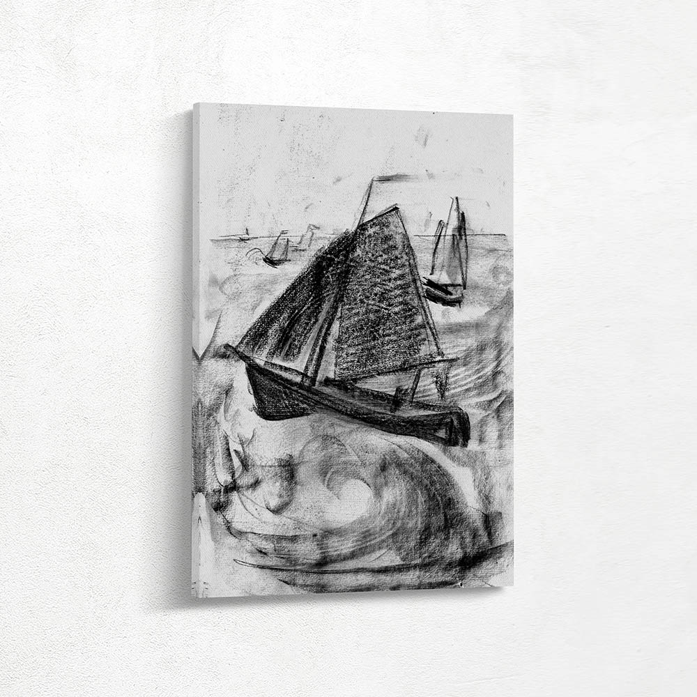 Sailing boats on open water