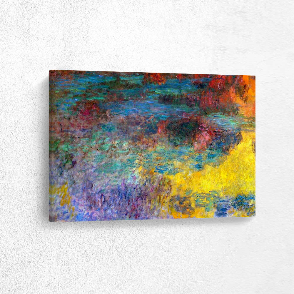 Water Lily Pond Evening left panel