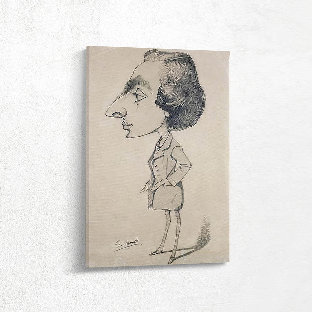 Caricature of a Young Man