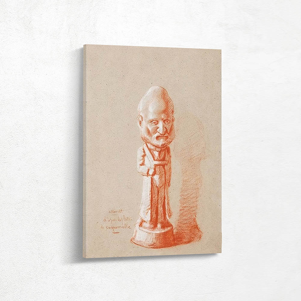 Portrait of a Shareholder from a plaster of Cuquemelle