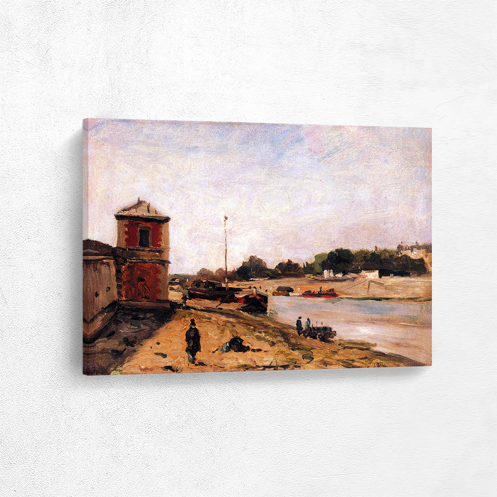 The Seine opposite the wharf de passy