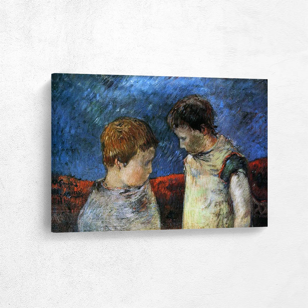 Aline Gauguin and one of her brothers