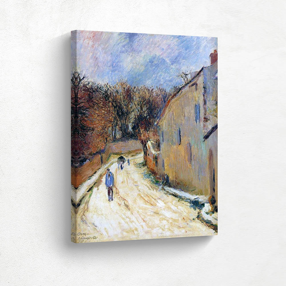 Osny rue de Pontoise Winter