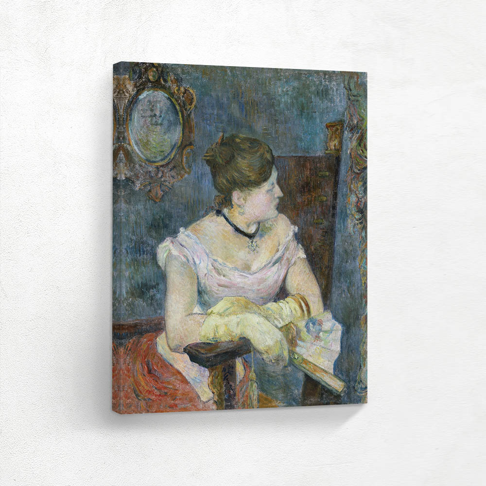 Mette Gauguin in an Evening Dress