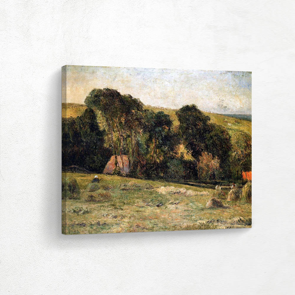 Haymaking near Dieppe