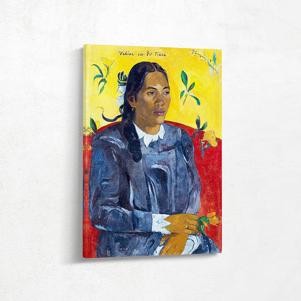 Tahitian Woman with a Flower