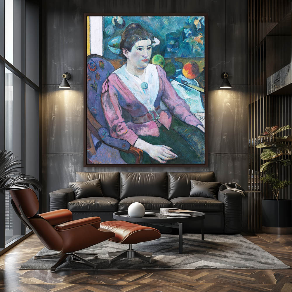 Woman in front of a Still Life by Cézanne - Image 3