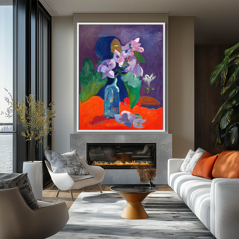 Still Life with Flowers and Idol - Image 4