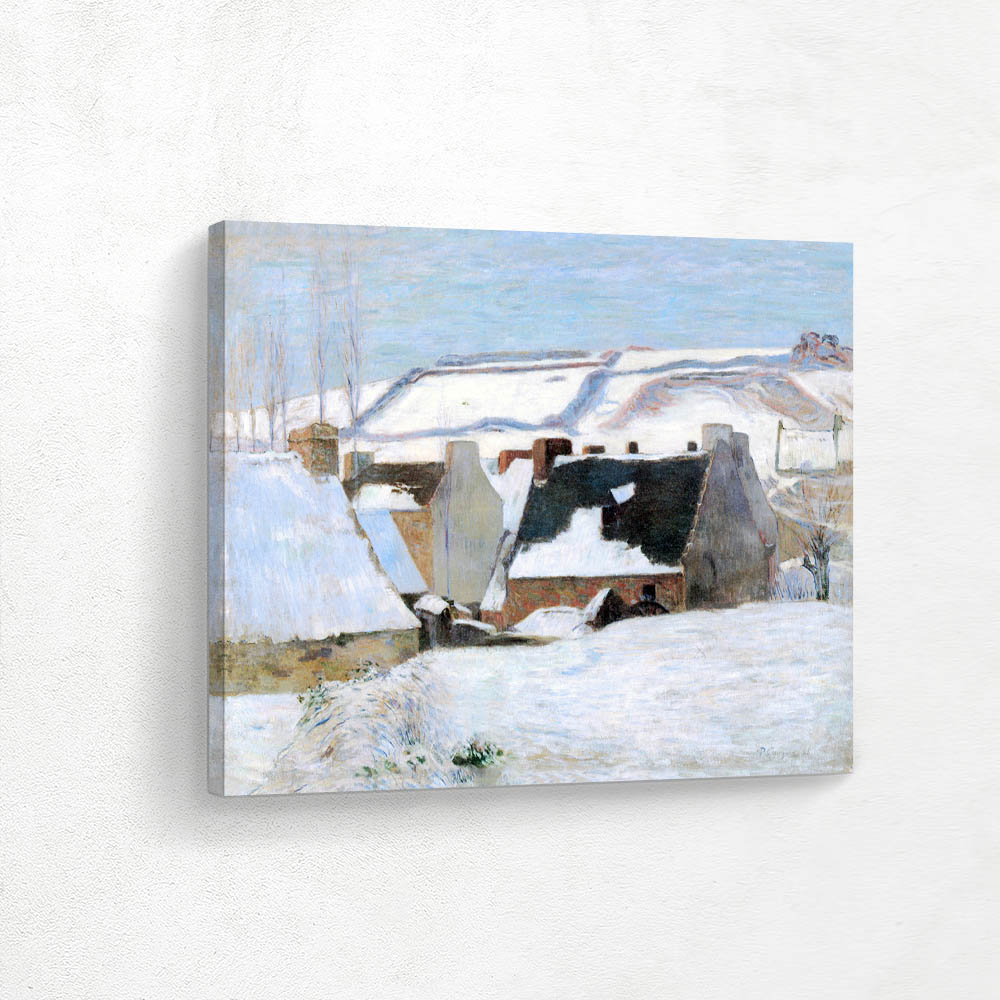 Pont-Aven sous la neige ou Effet de neige