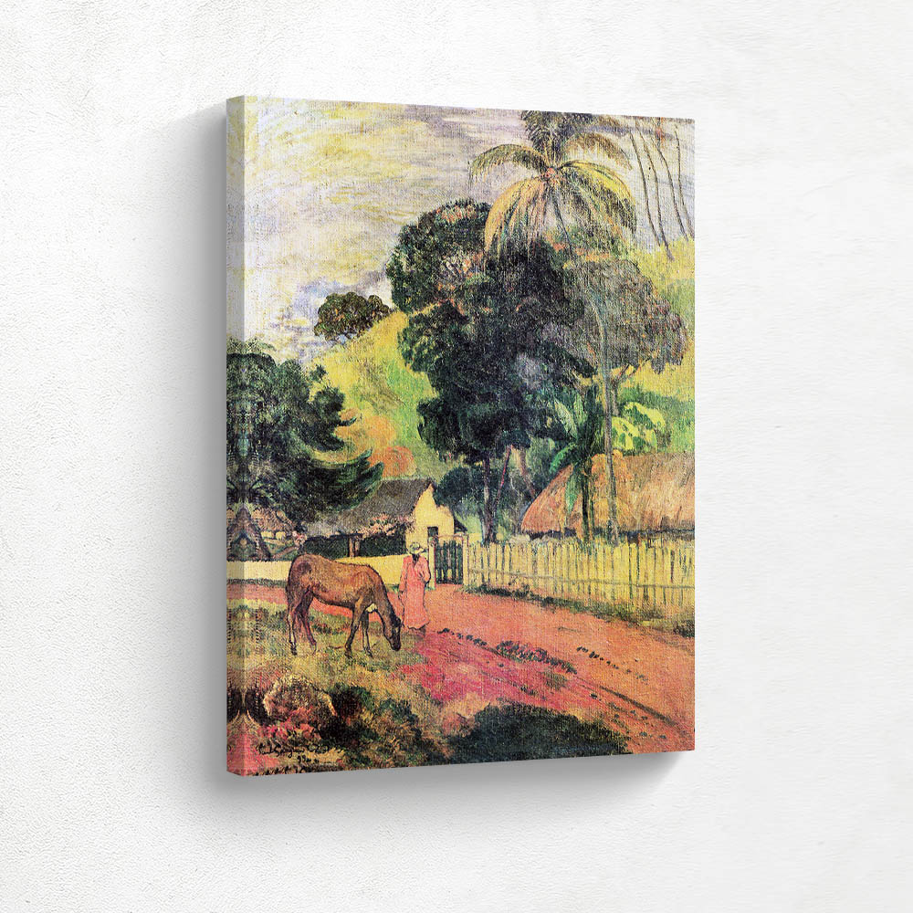 Landscape Horse on the Road