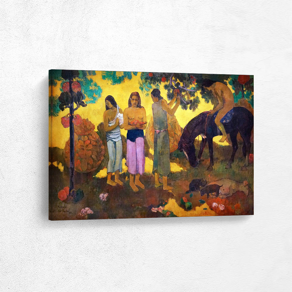 Wonderful Land Gathering Fruit