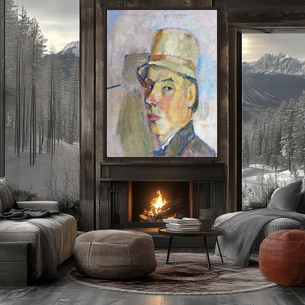Self Portrait with Hat - Image 3