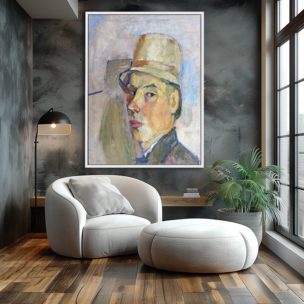 Self Portrait with Hat - Image 4