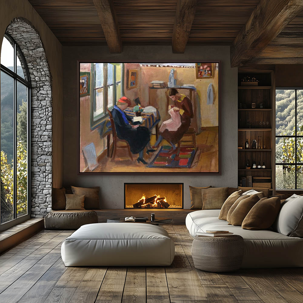 Interior with two Women - Image 3