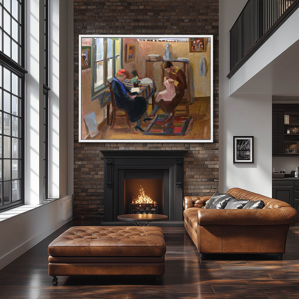Interior with two Women - Image 4
