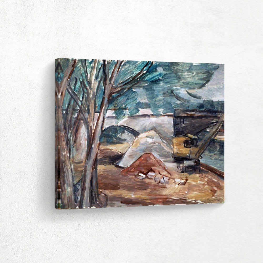 Landscape with a bridge