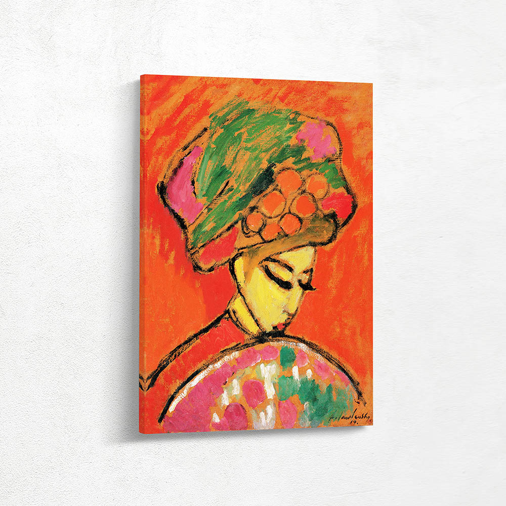 Young Girl with a Flowered hat