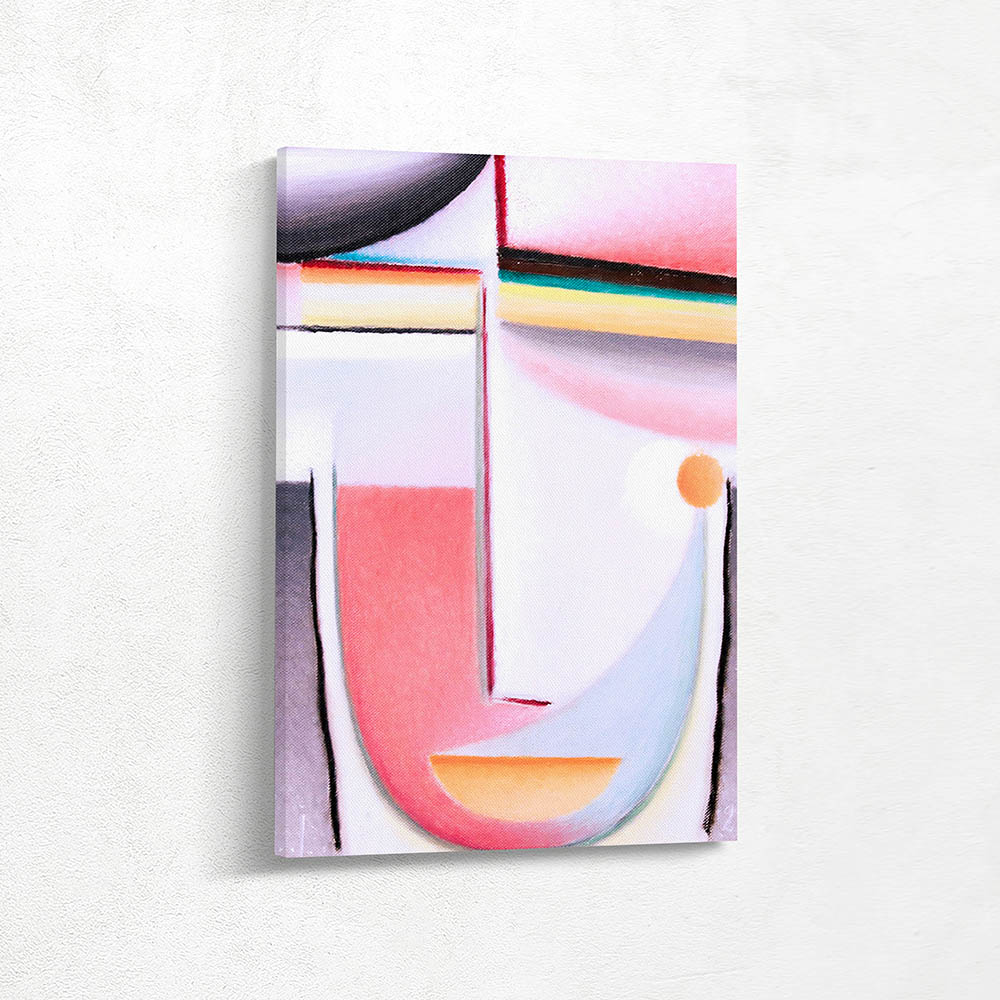 Abstract head Symphony in Pink