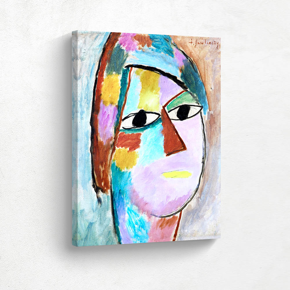 Mystical Head Womans Head Yellow Mouth