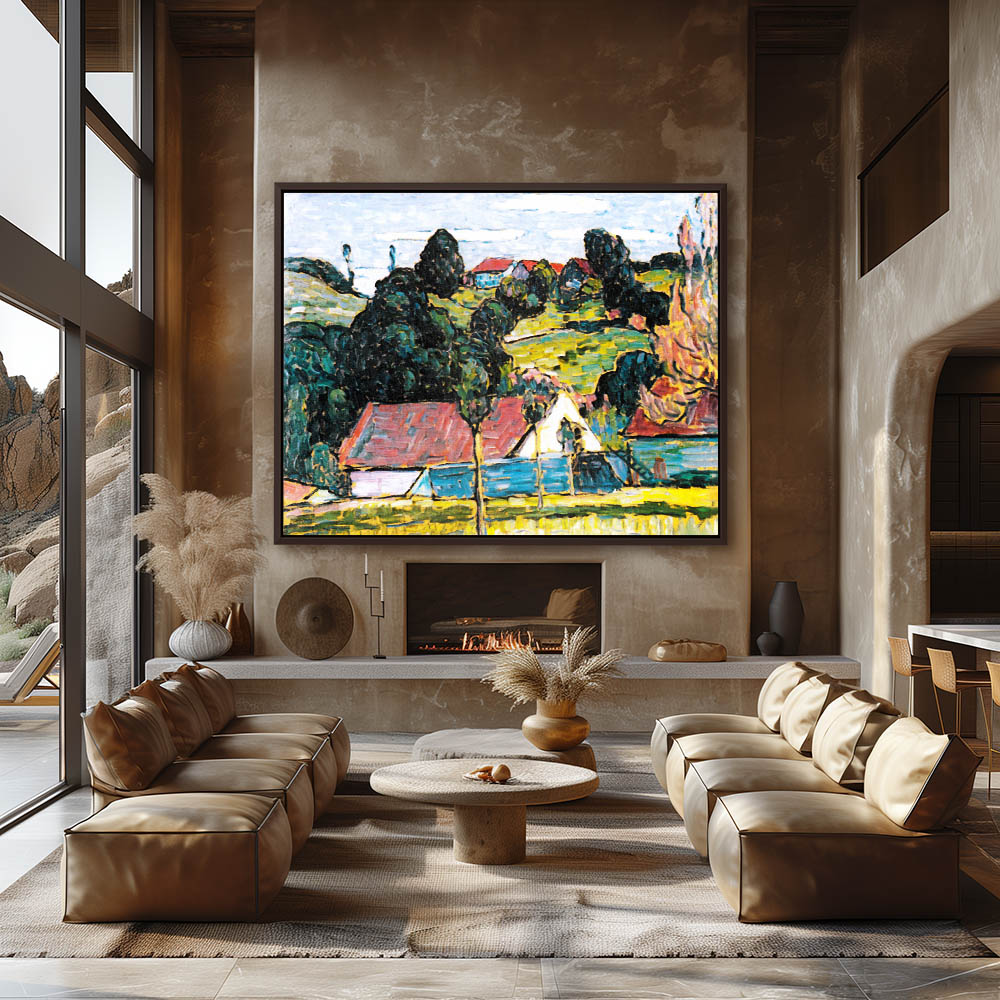 In the Landscape Painting Summer Day - Image 3