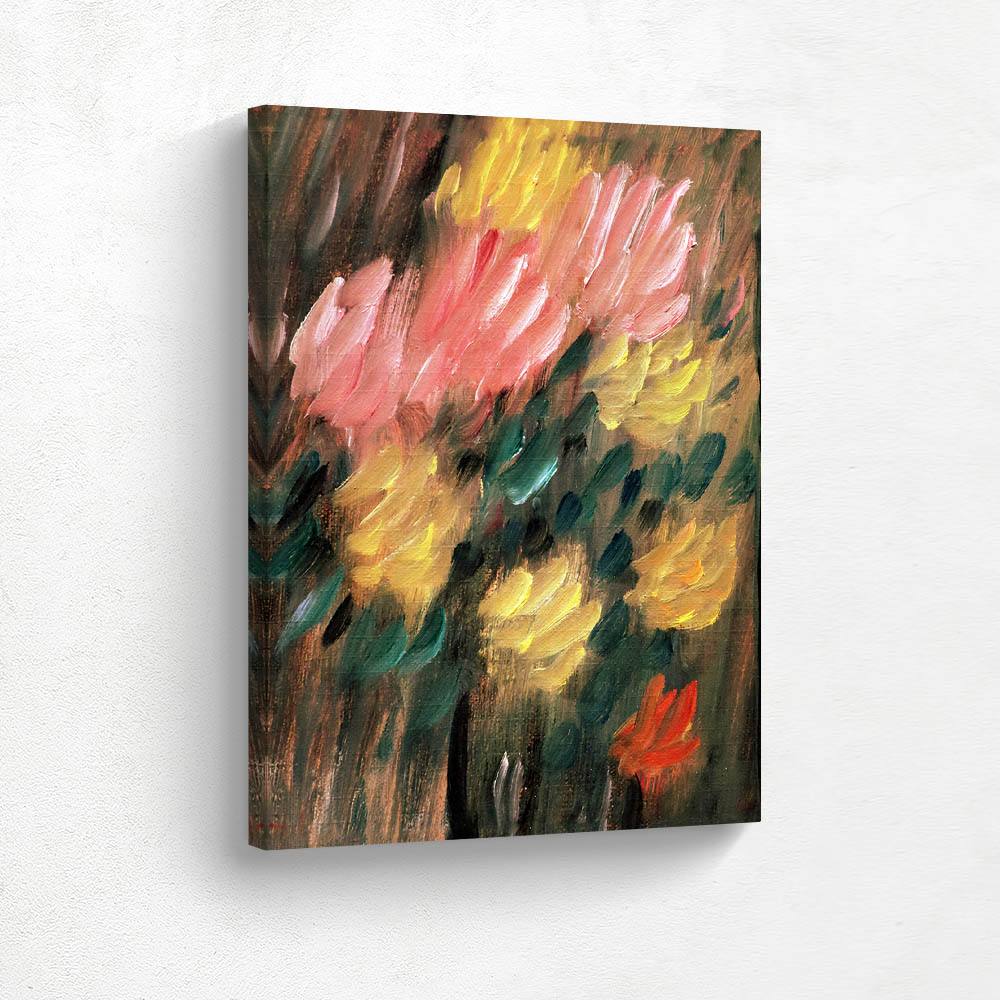 Pink and Yellow Dahlias