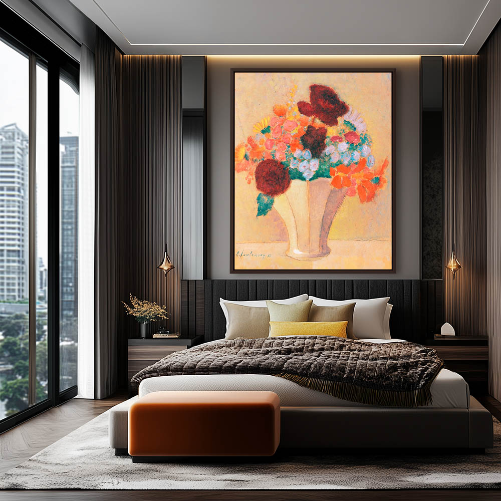 Large Still Life Bright Bouquet - Image 3