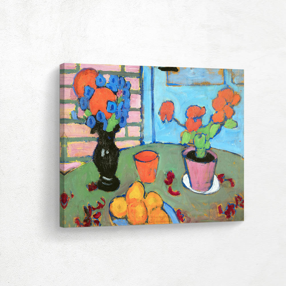 Still Life with Flowers and Oranges