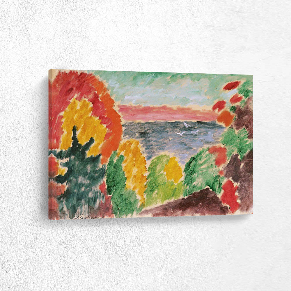 Landscape on Lake Geneva