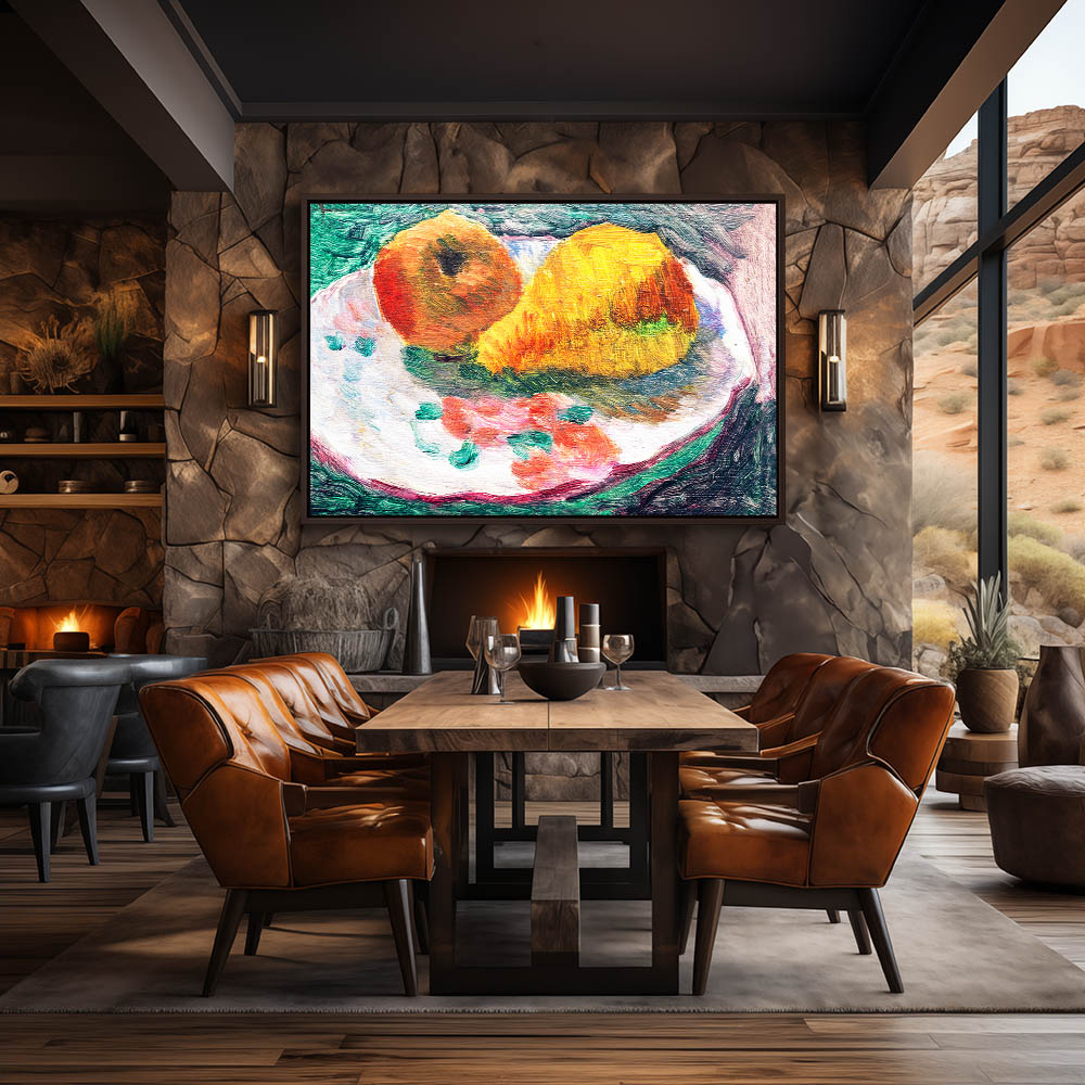 Still Life with Faience Plate and Fruits - Image 3