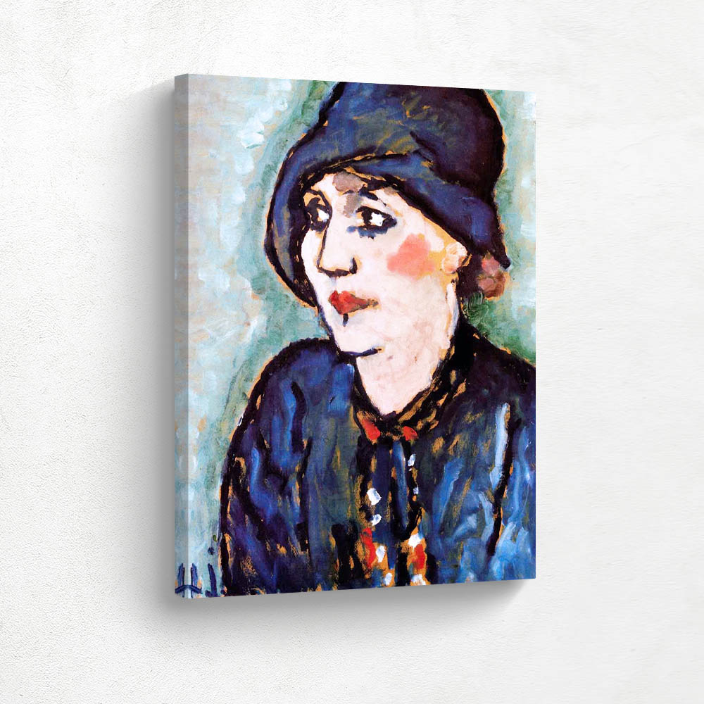 Lady with Blue Hat 