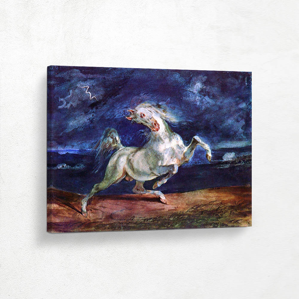 Horse Frightened by a Storm