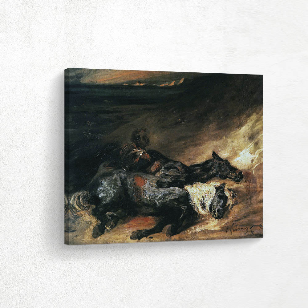 The night after the battle of Waterloo 