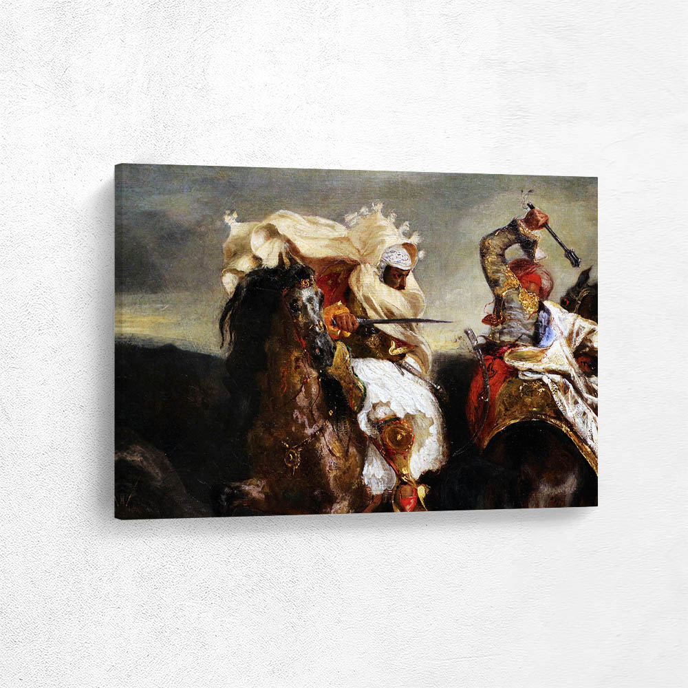 The fight of Giaour and Hassan