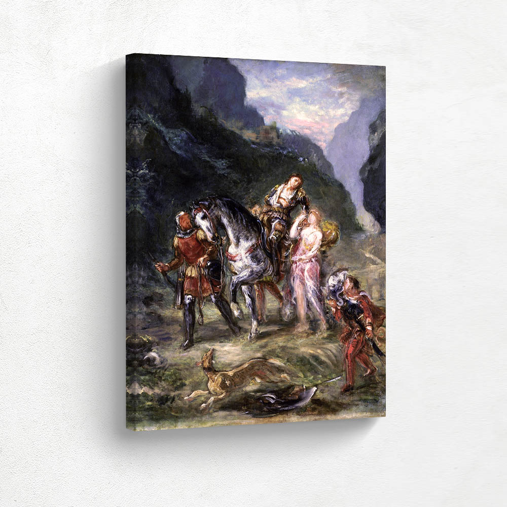 Angelica and the wounded Medoro