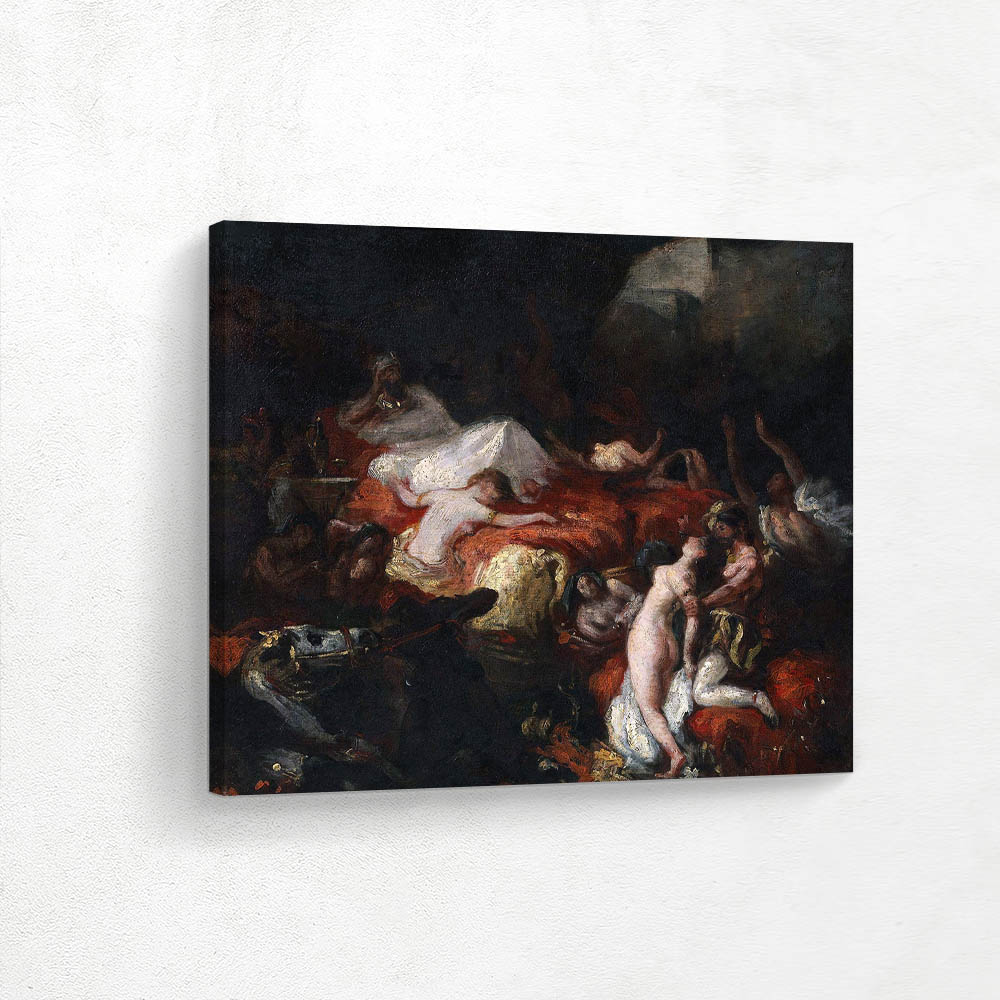 Hippolyte Poterlet The Death of Sardanapalus