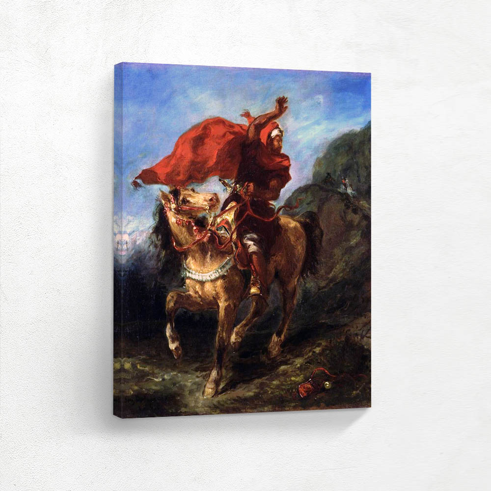 Arab Horseman Giving a Signal