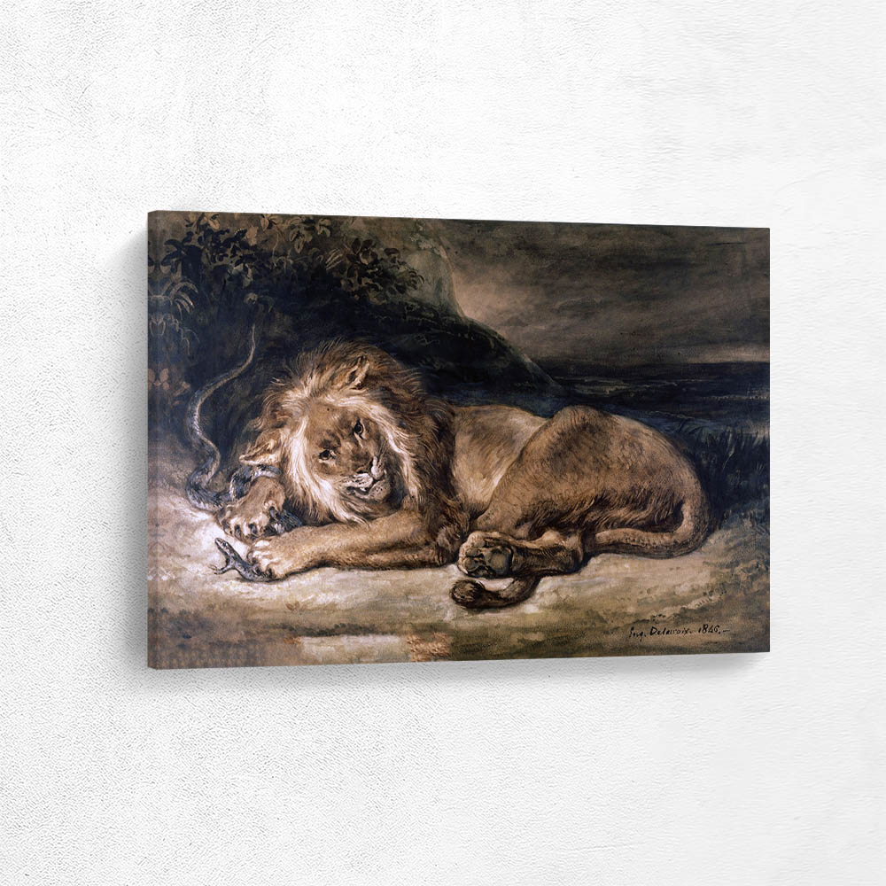 Lion and Snake