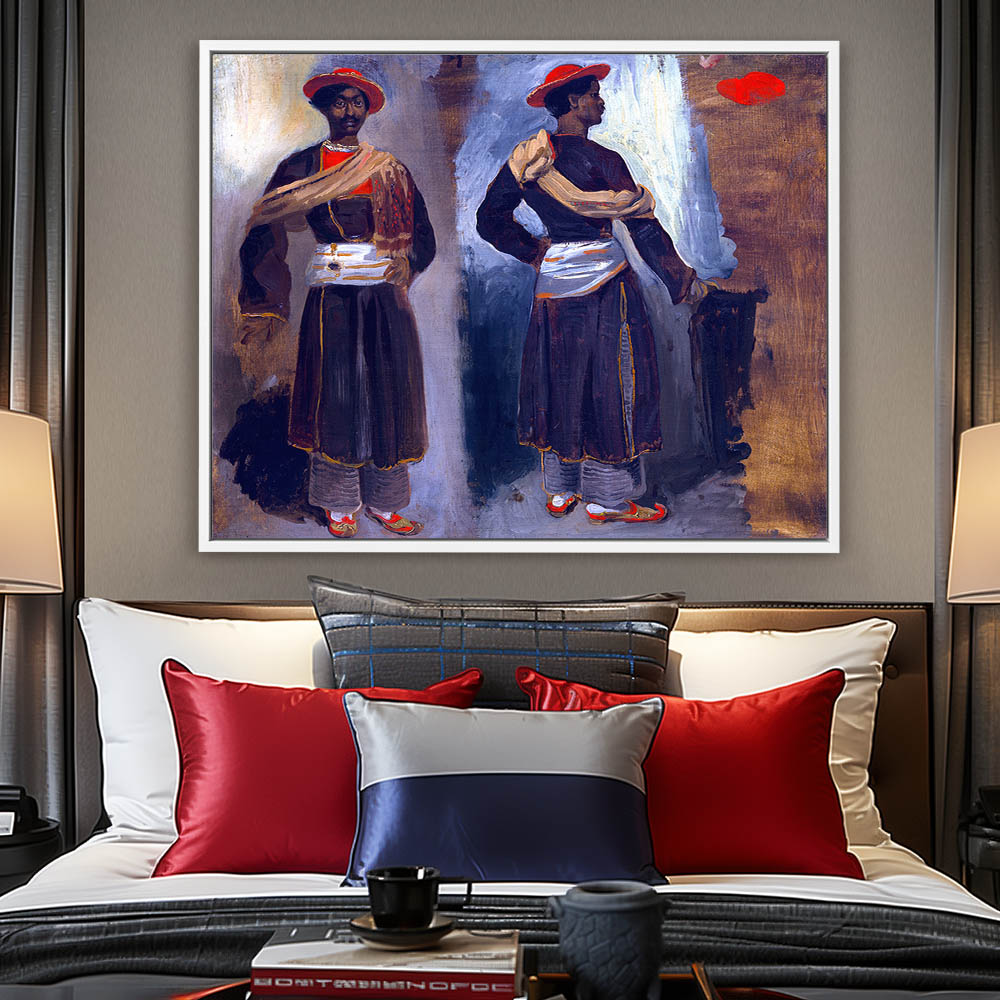 Two Studies of a Standing Indian from Calcutta - Image 4