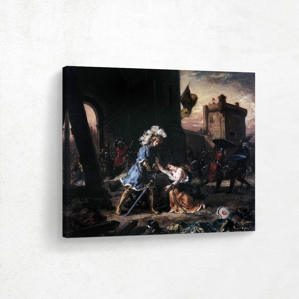 Amadis Delivers Princess Olga from Galpans Castle